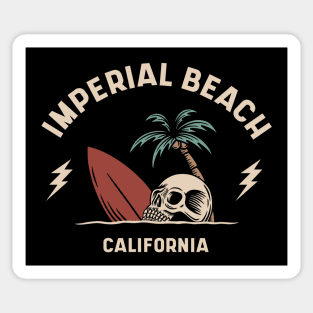 Vintage Surfing Imperial Beach, California Sticker